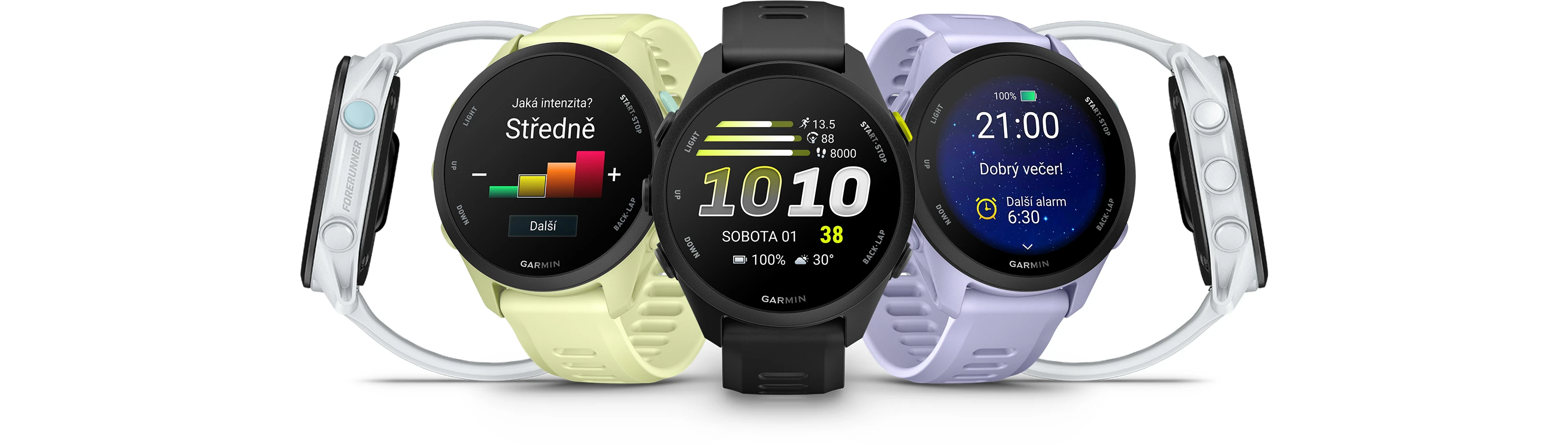 garmin-forerunner-70-barevne varianty-hodinek